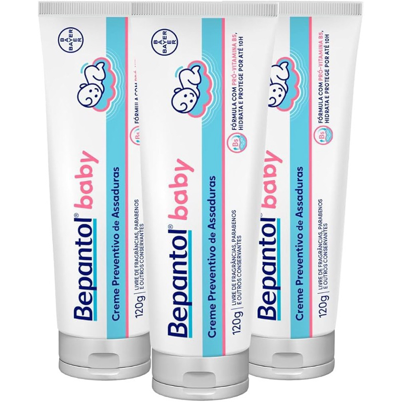 Kit - Bepantol Baby 120g C/ 3 Unidades