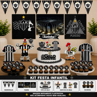 kit festa pronta Atletico Mineiro - Galo - Galo Doido