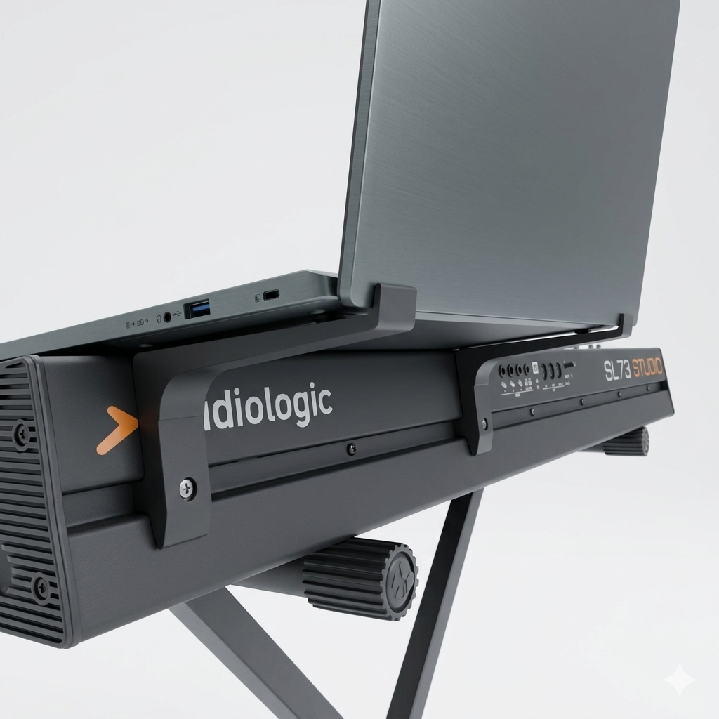 Suporte De Notebook Para Controlador Midi Studiologic Sl73