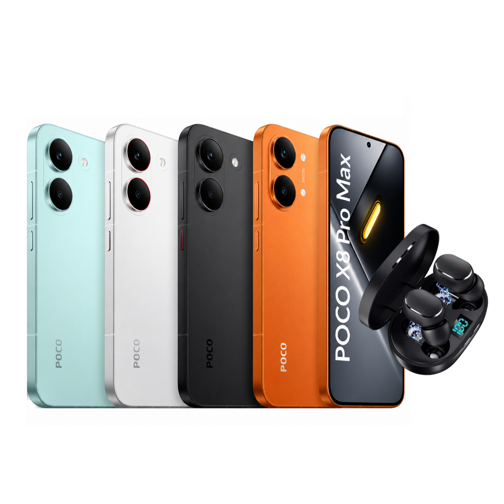 Xiaomi Poco X8 Pro Max 512 GB 12 RAM 5G, Versão Global, Processador Dimensity 9500s, Bateria 8500 mAh