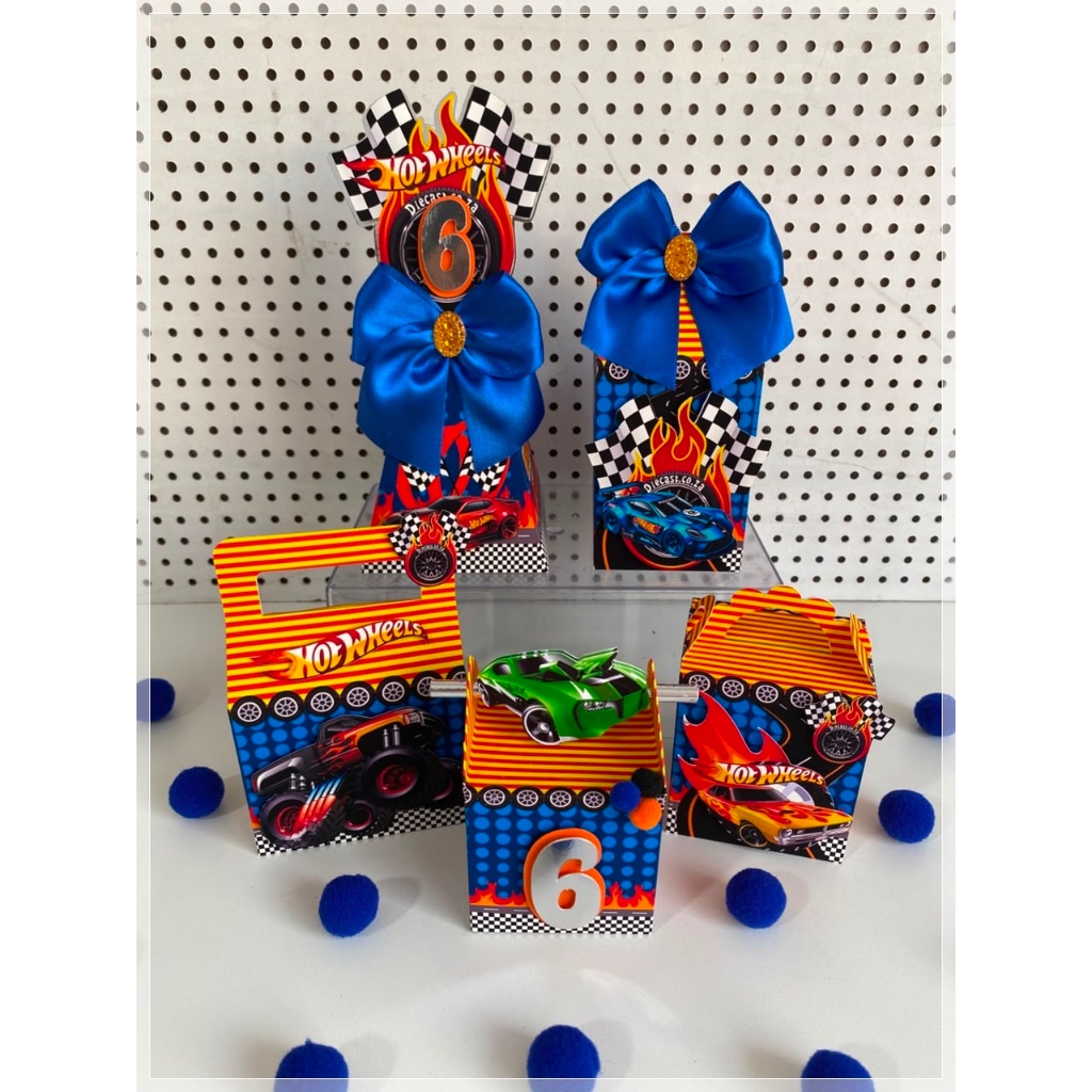 KIT CAIXINHA PERSONALIZADA HOT WHEELS-LEMBRANCINHA PERSONALIZADA-FESTA PERSONALIZADA-ANIVERSARIO PERSONALIZADO