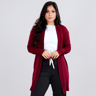 Cardigã Feminino Com Bolso Cardigans Casaco Cardigan Feminino Blusa Kimono Cardigam Feminino