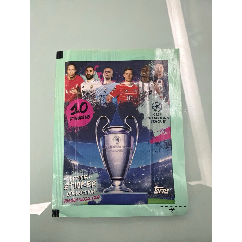 1 envelope Lacrado Figurinha - Champions League 2022/23