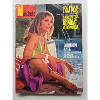 Revista Manchete Nº 906 - Ago/1969 - Sharon Tate / Seleção Brasileira / Eliminatórias da Copa / Miss Universo