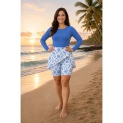 Saia shorts praia - academia - caminhada - moda evangélica