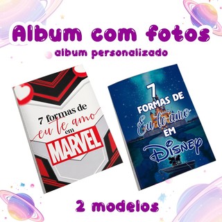 Super herois 7 formas de eu te amo - Album com fotos