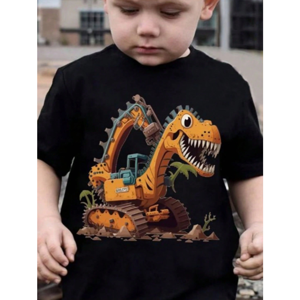 Camiseta Dinossauro Infantil Menino Estampada Blusa em Algodão Tecido Macio Confortável Estilosa ENVIO IMEDIATO