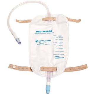 Bolsa Coletor de Urina de Perna 500 ml ou 750ml Sistema Fechado Uro Taylor