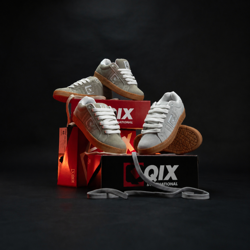 Tênis Qix Combat Suede Original Novas Cores Skatista Macio Couro Camurça Masculi