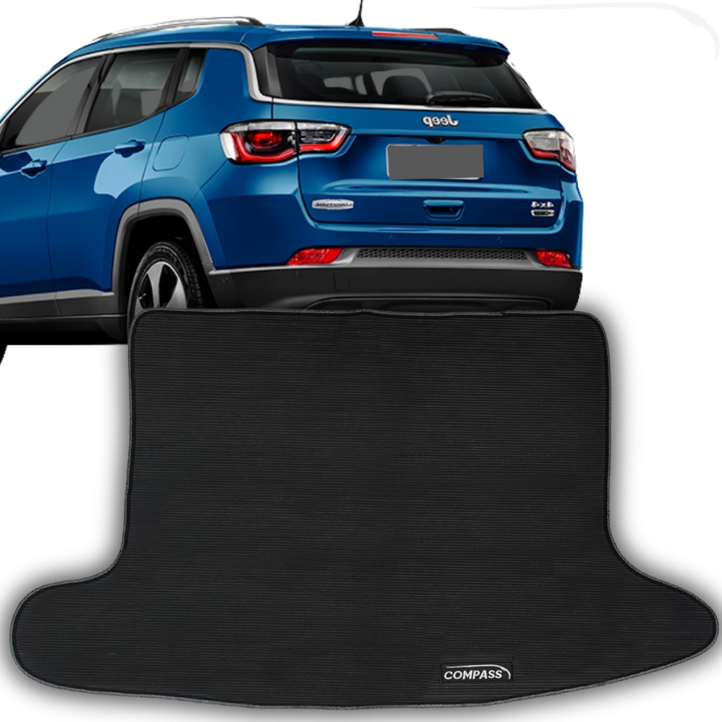 Tapete Jeep Compass Borracha Tapete Compass Malas Sob Medida Tapete Porta Mala Compass Impermeável