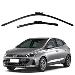 Par Palhetas Limpador De Parabrisa Dianteiro Novo Hyundai HB20 2020 2021 2022 2023 2024