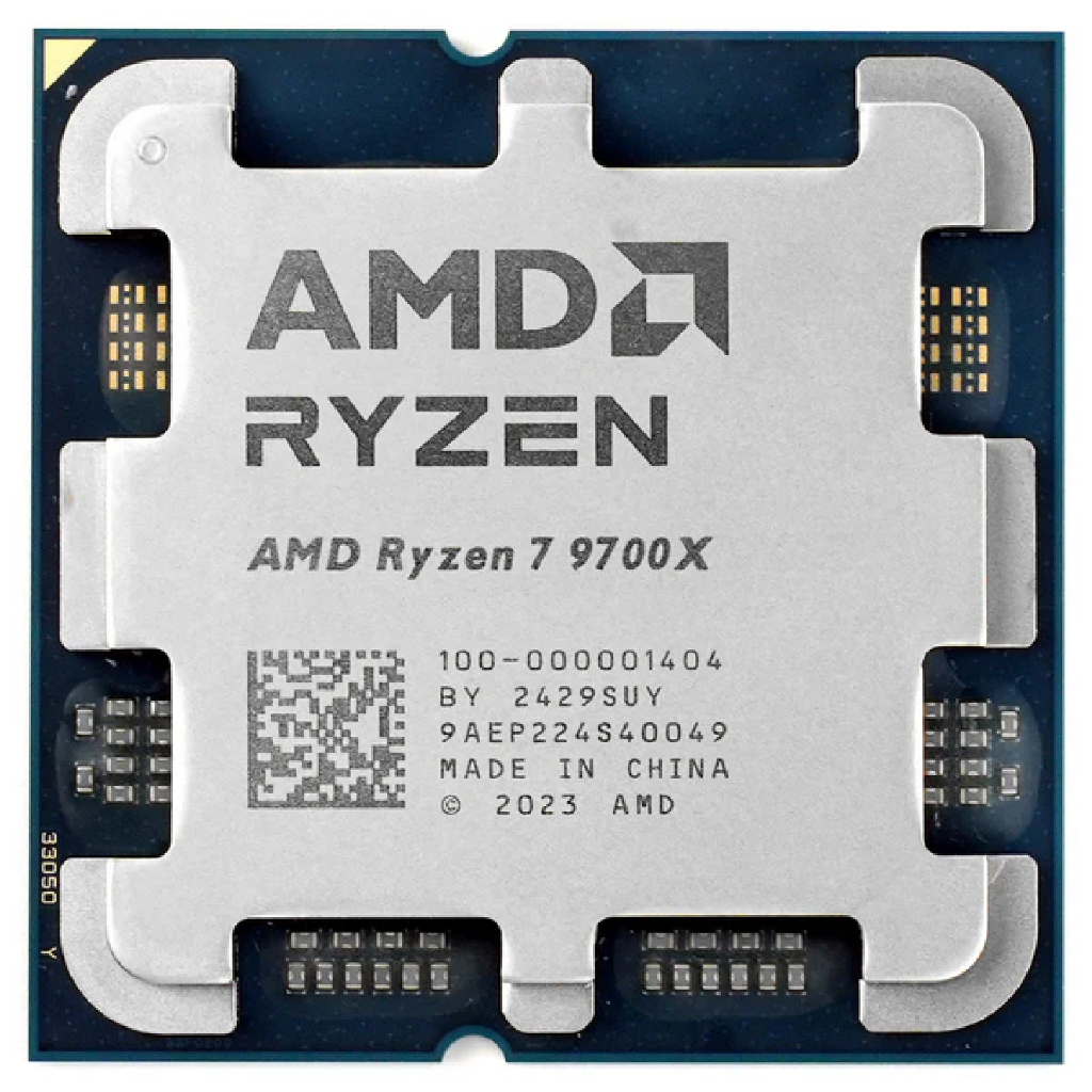 Processador AMD Ryzen 7 9700X 3.8GHz (5.5GHz Turbo) 8 Cores 16 Threads AM5 40MB Novo (Sem Caixa ou Cooler) R7
