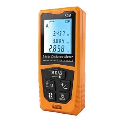 Trena Digital Laser 40m/60m Alta Precisão Medidor Distância Área Volume Portátil LCD