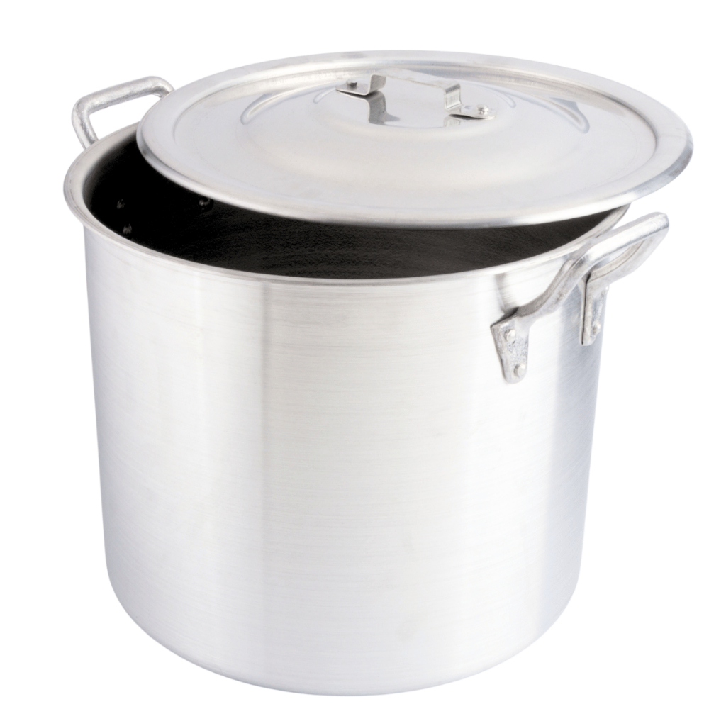 Caldeirão Aluminio Polido Profissional 26Cm 12L Nacional