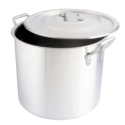 Caldeirão Aluminio Polido Profissional 26Cm 12L Nacional