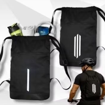 Mochila Gym Sack Academia Lazer Futebol Esporte com Alças Largas – Leve e Resistente