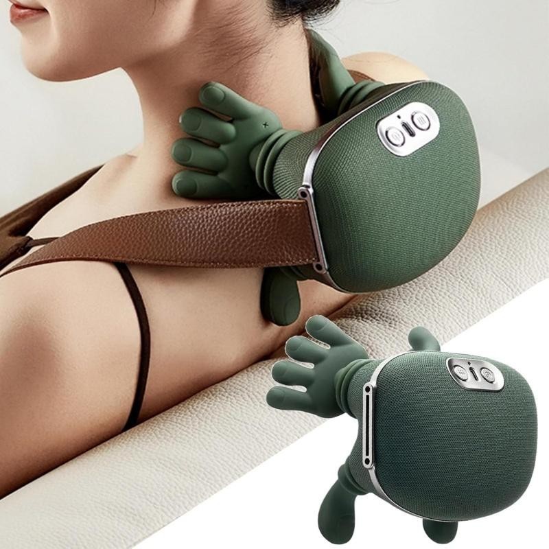 Pernas Massageador de Pescoço 8 Pontos Aquecimento Relaxante Muscular Tensão Ombro Alivio Massagem