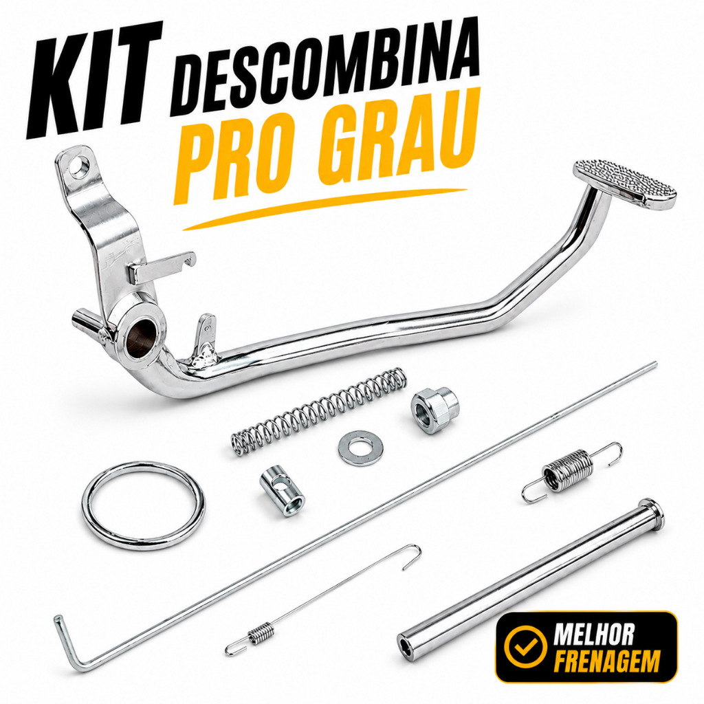 Imagem Kit Pedal De Freio Cg Titan Fan Start 160/150/125 Descombinar Desativar O Combi Brake CG 160 14 a 26