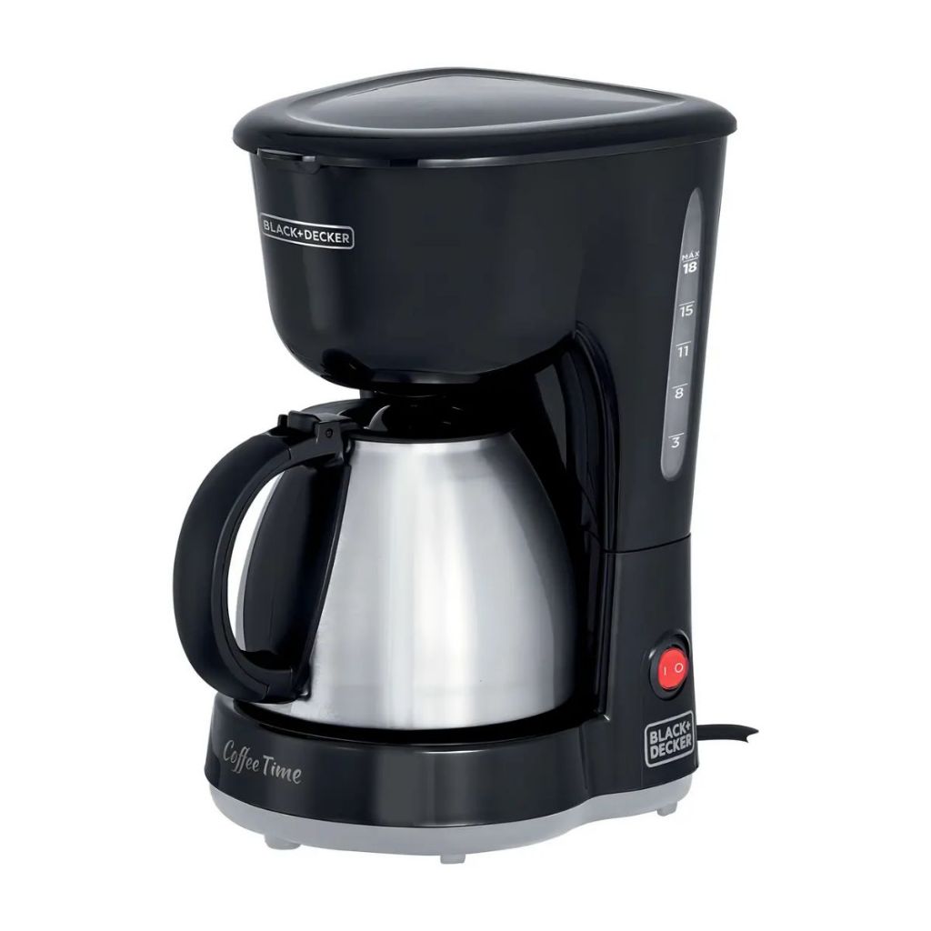 Cafeteira elétrica Jarra de inox18 Cafés Cm15 Cor Preto