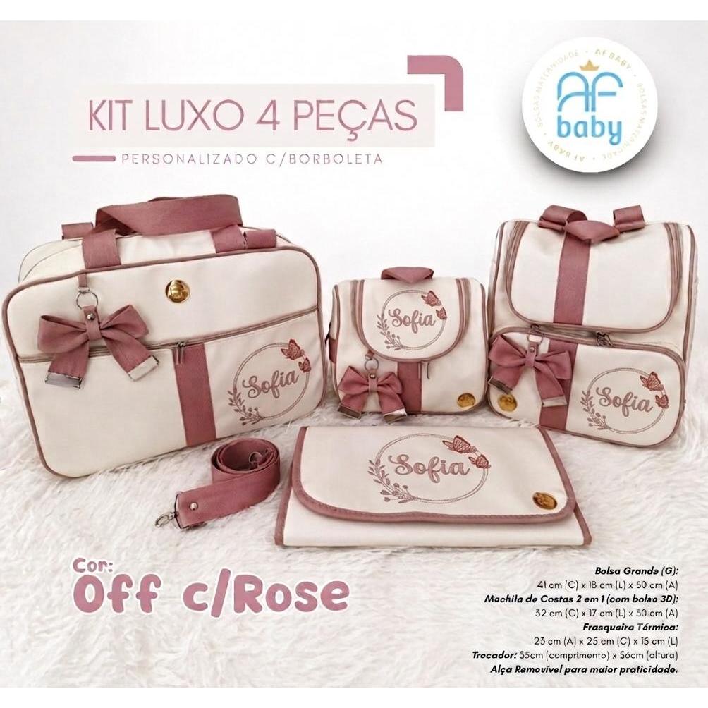 kits Maternidade 4 peças l Faixa e Laço l Menina e Menino (Personalizado Com Nome da Criança)