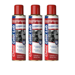 Kit 3 Unidades Desengripante ChemiLub 300ml/140g CHEMICOLOR