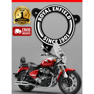 Tampa De Alto Fluxo Para Filtro de Ar - Super Meteor 650 Royal Enfield - Reforçada