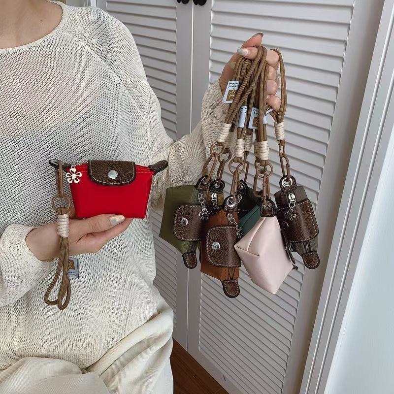 Mini Bolsa de Chaveiro Nylon Feminina Estilo Leveza e Práticae Acessórios