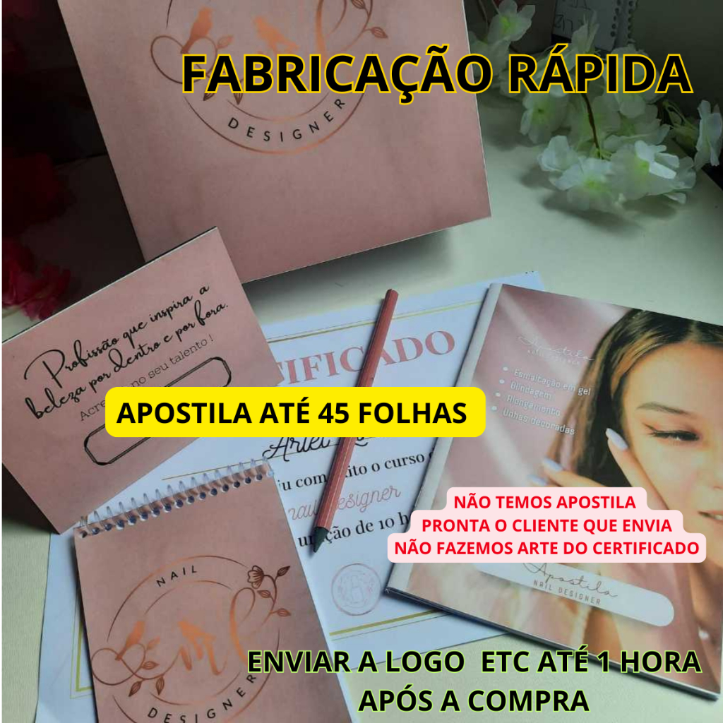 Produção 4 dias úteis o personalizado iniciante com sua logo,logotipo ,lash,nail,sobrancelha,designer,boas vindas