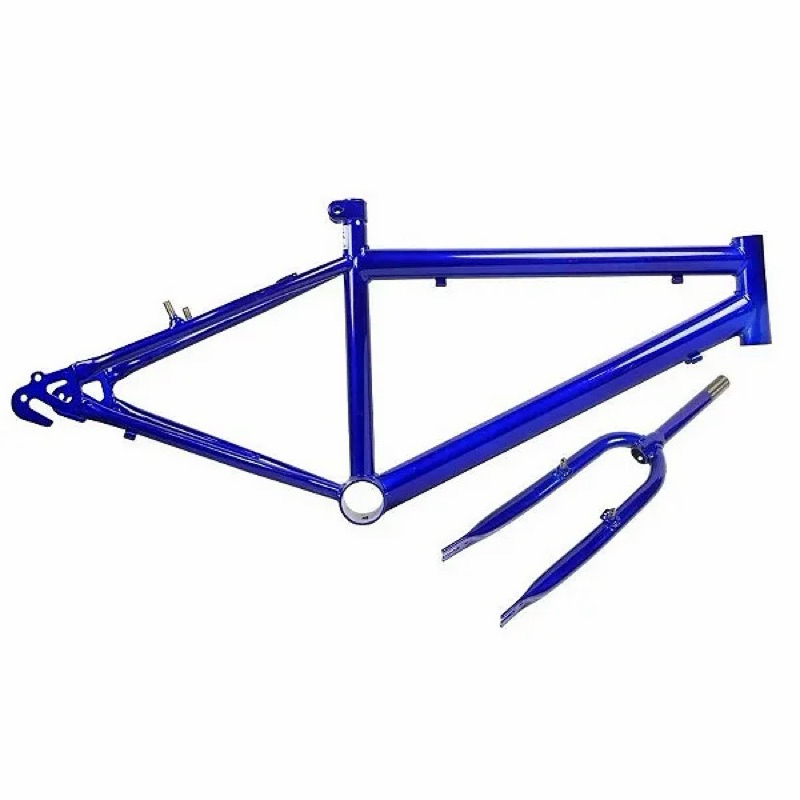 Quadro e Garfo ou Amortecedor Reduzido Aro 24 em Aço Carbono – Resistência e Durabilidade para sua Bicicleta!