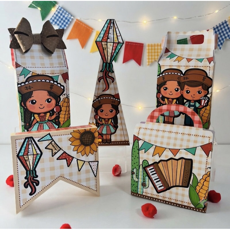 Kit Personalizados Festa Junina Lembrancinha Festa Infantil Aniversário