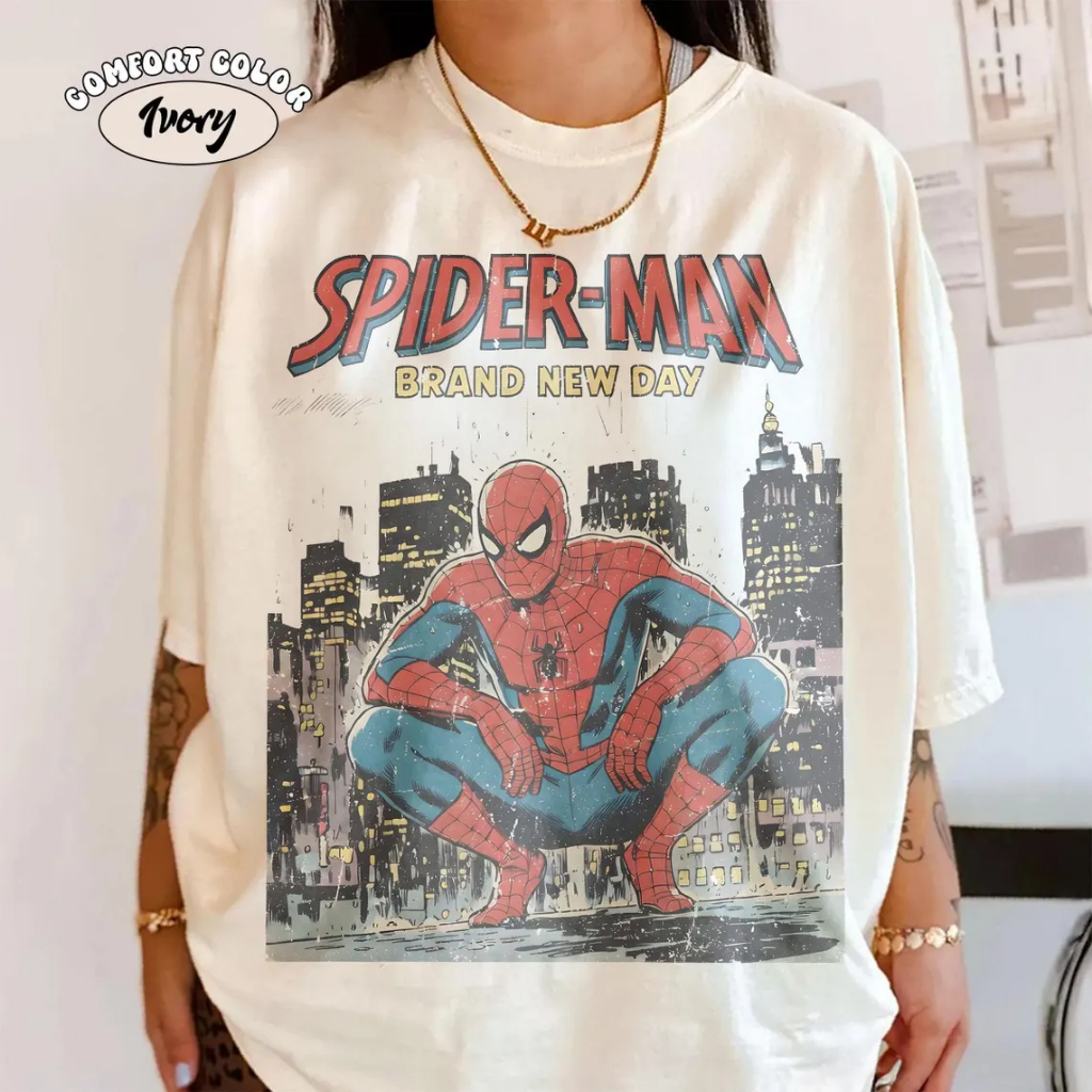 Camiseta Unissex 100% Algodão Estampa Filme Vintage Personagem Homem Teioso Aranha