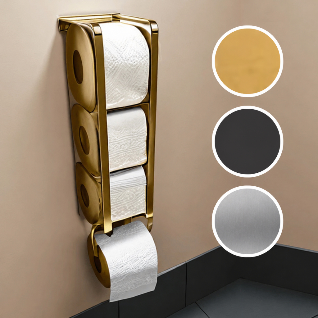 Suporte de Parede para Papel Higiênico - Design Moderno Prático e Funcional