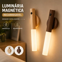 Lâmpada de parede magnética recarregável com sensor LED inteligente ou lâmpada de cabeceira Home MT253 ( 6 )