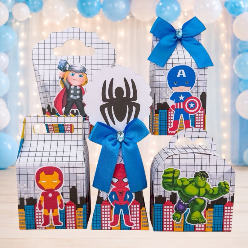 Kit Festa Vingadores Baby -Caixinhas para festa infantis lembrancinhas de aniversario mimos decoração personalizadas