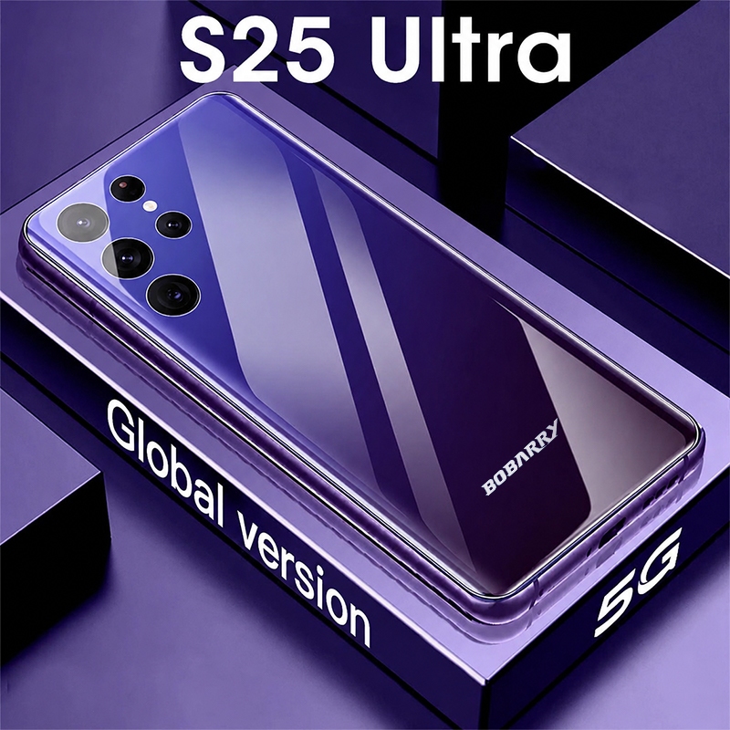 Smartphone S25 Ultra 5G 16GB RAM+512GB ROM 6.78 Inch AMOLED Screen Android 15 Dimensity7200 Dual SIM 5000 mAh CellPhone