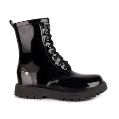 Bota Coturno Infantil Feminina Cano Alto Tratorada Clássica e Estilosa Menina Fashion
