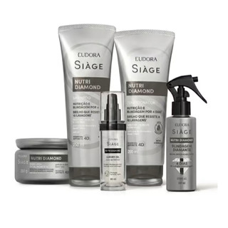Siàge Nutri Diamond: shampoo, Condicionador, Máscara, Bruma, Óleo Nutritivo. Eudora