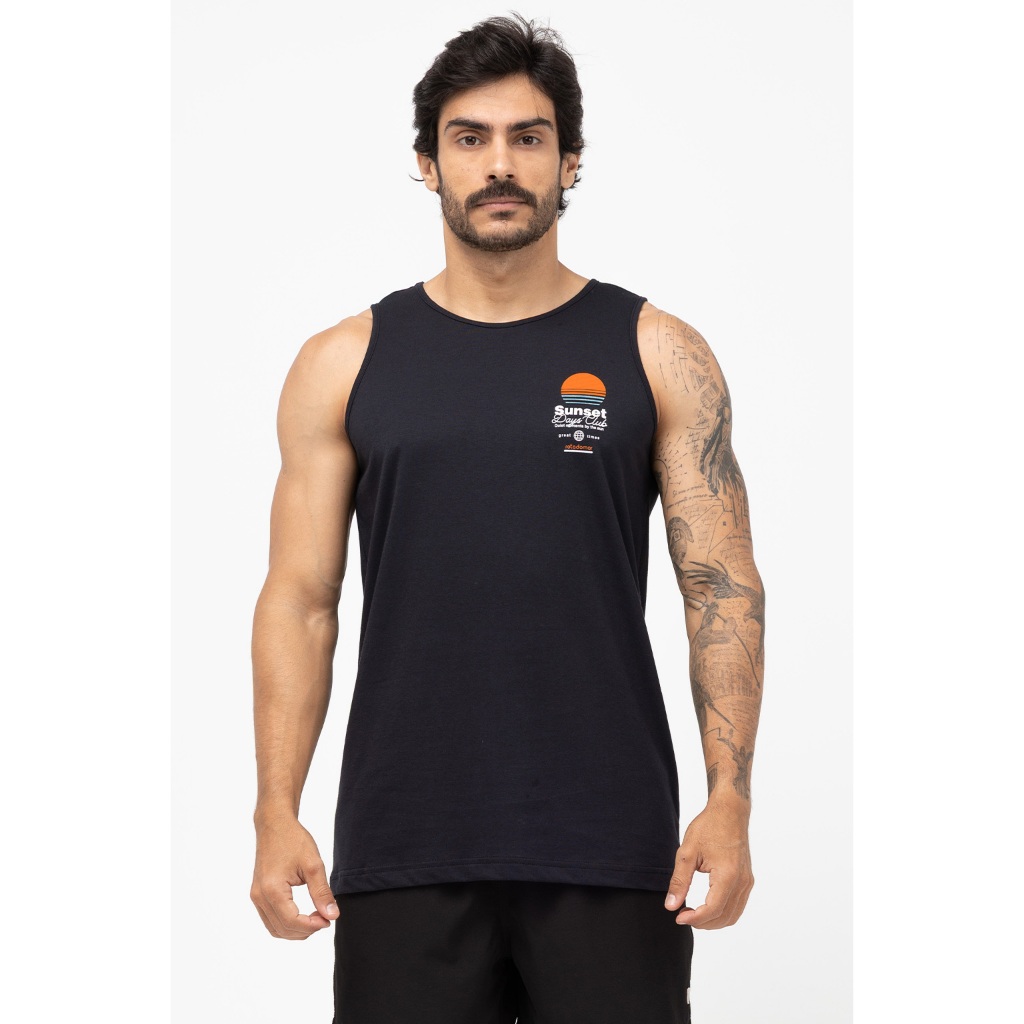 Regata Masculina Básica Leve 100% Algodão Para Academia e Dia a Dia Promoção Env