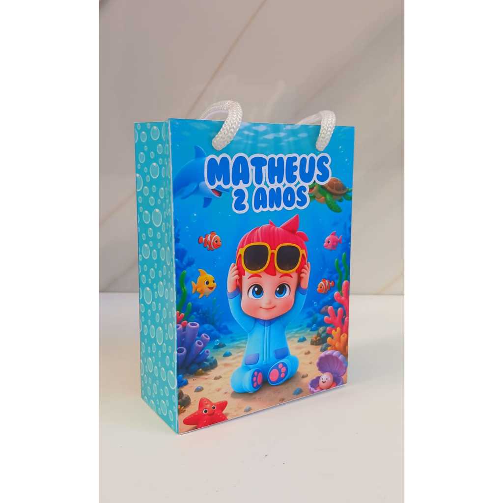 ENVIO RÁPIDO Sacolinhas Lembrancinhas Personalizadas Festa Infantil Aniversário Mimos Bebefinn