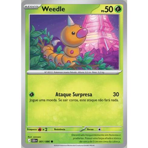 Weedle - Pokémon - Trading Card Game - Caos Ascendentes