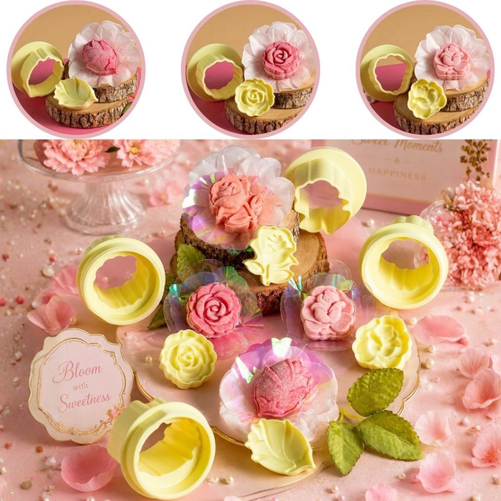KIT EJETOR MAX DIA DAS MÃES 2025 ROSAS FLORES BLUESTAR (CHOCO)