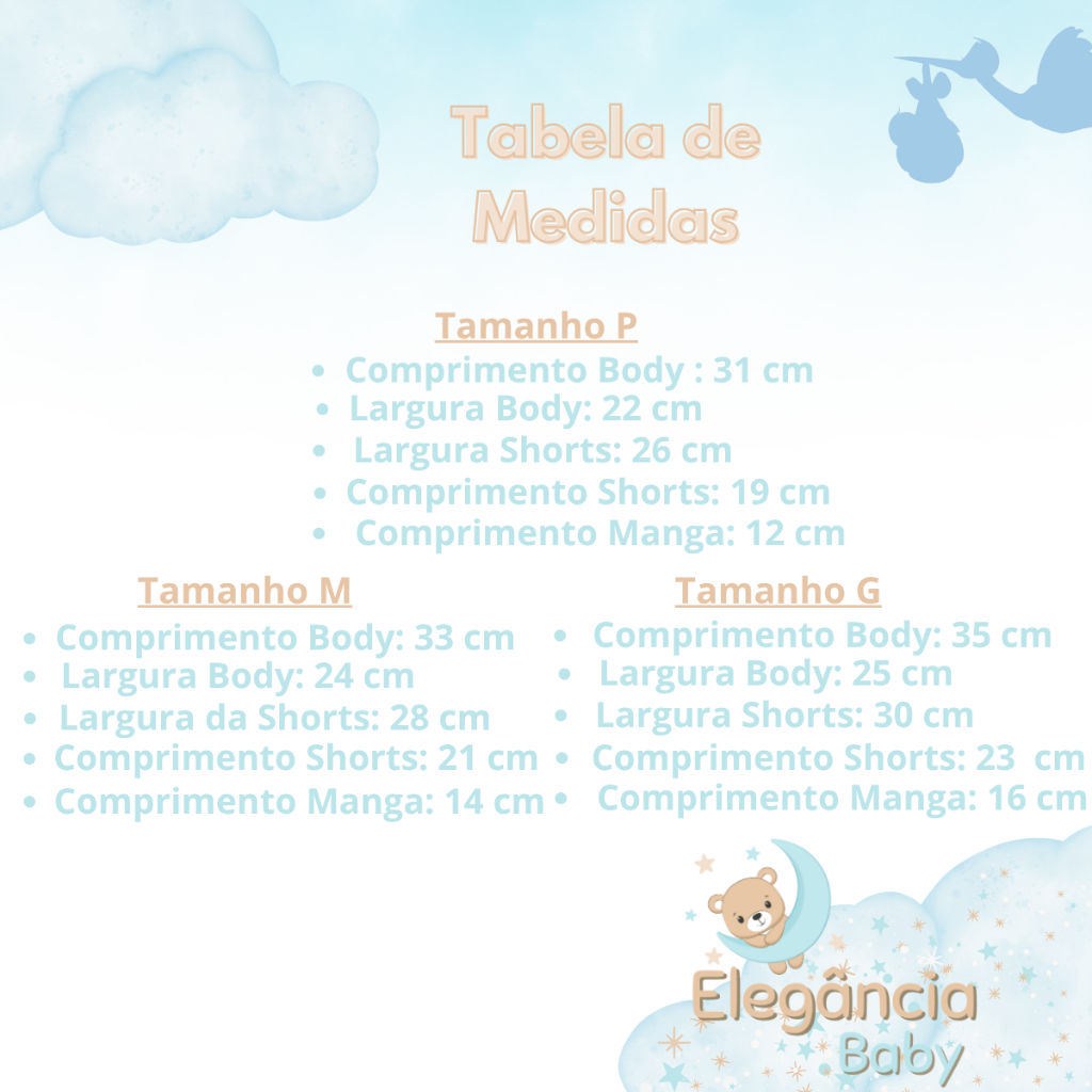 Roupa para Bebê Menina Conjunto Body e Shorts 02 Peças 100% Algodão Gatinha — imagem 2 de 2
