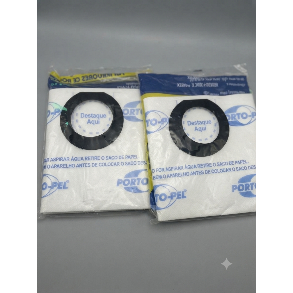 KIT 3 SACOS DE ASPIRADOR DE PÓ DESCARTAVÉL COD 1115