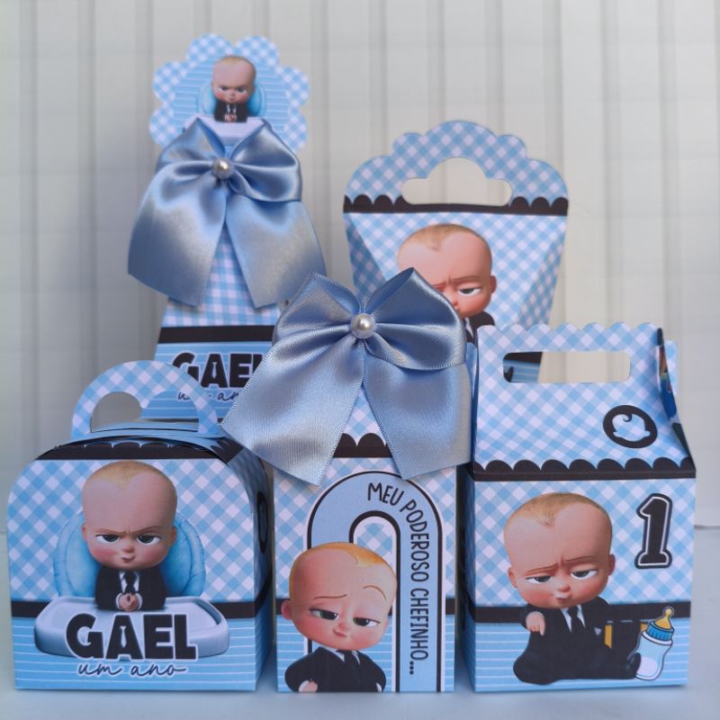 Kit Festa Personalizado Tema Poderoso Chefinho Lembrancinhas para Aniversário Caixinhas