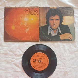 3 Compactos LP Roberto Carlos disco de vinil
