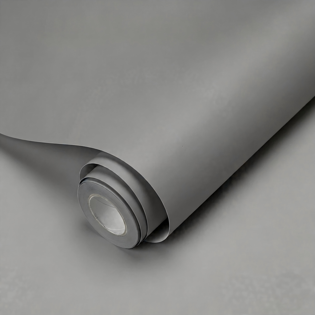 Papel Adesivo Cinza para Decoração de Sala, Moveis, Quartos, Paredes