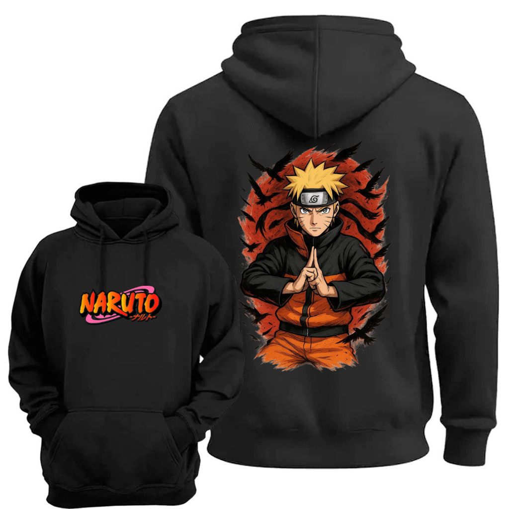 Blusa De Frio Moletom Canguru NARUTO ANIME Novidade Oferta.