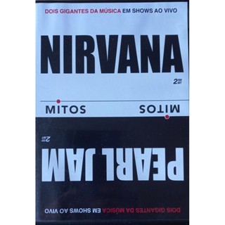 DVD Duplo original- PEARL JAM + NIRVANA-MITOS.