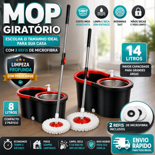 Mop Completo com 58% de Desconto! 🧹