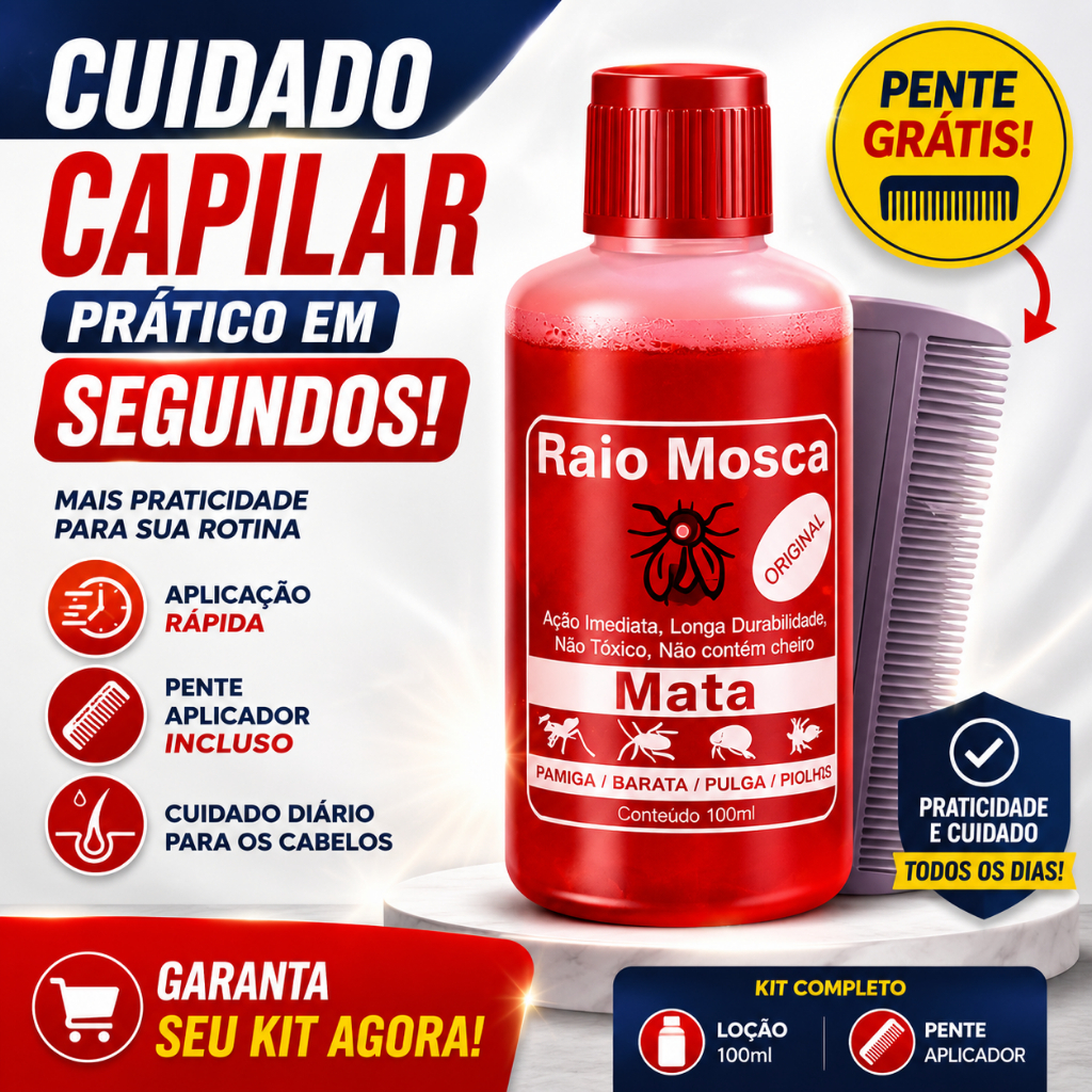 LOÇÃO CAPILAR 100ML – LIMPEZA PARA O CABELO